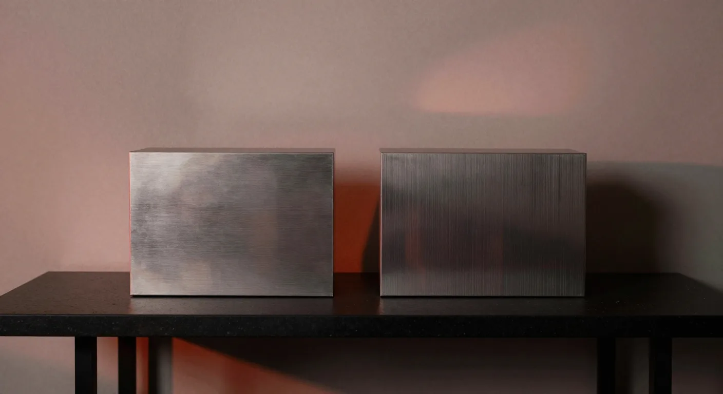 Two identical upright machines side by side on a dark bench, a single short cable running between them.